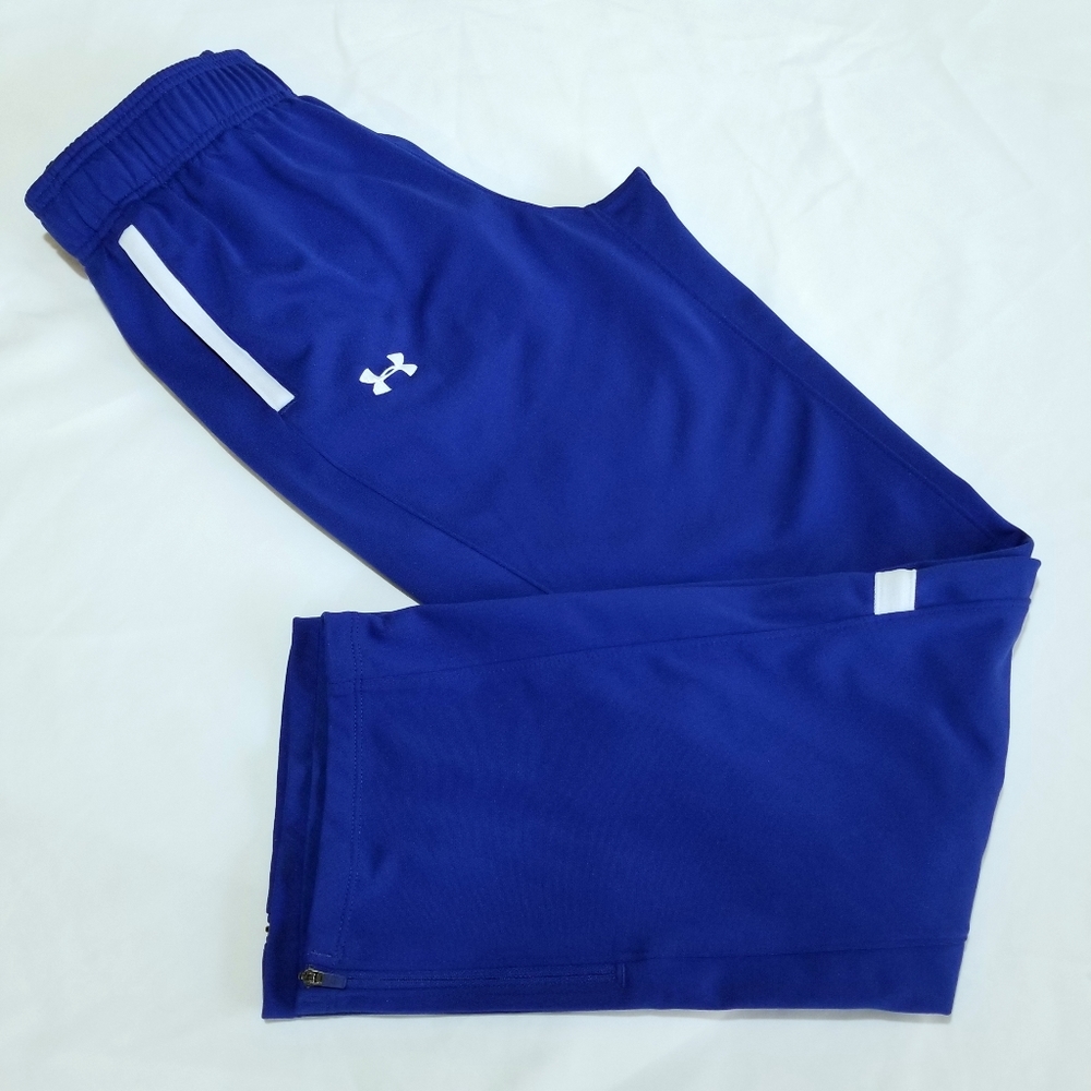 Under Armour Men's Blue Running Athletic Track Pants